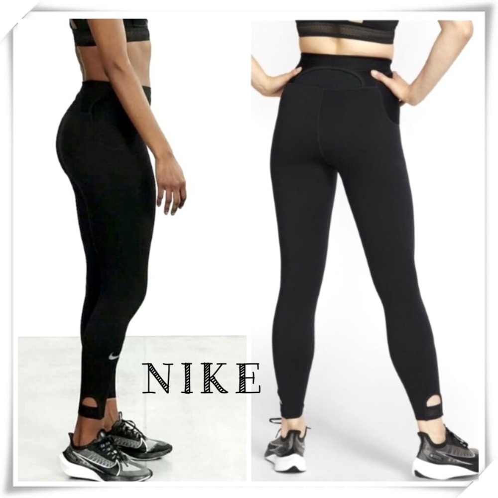 Nike City Ready Winter Running Tights Leggings In Black Ck1930 Size Xxl